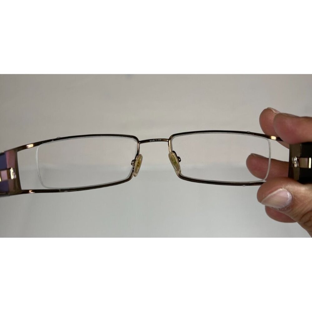 Giorgio Armani GA 543 NJG 125 Bronze Metal Brown Rectangle Eyeglass Frames